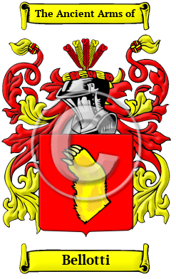 Bellotti Family Crest/Coat of Arms
