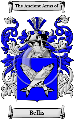 Bellis Family Crest Download (JPG) Heritage Series - 600 DPI