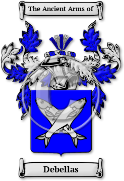 Debellas Family Crest Download (JPG) Legacy Series - 600 DPI