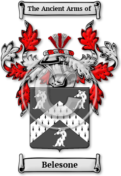 Belesone Family Crest Download (jpg) Legacy Series - 150 DPI