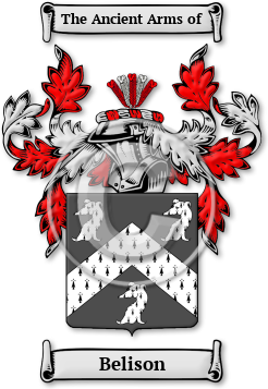 Belison Family Crest Download (jpg) Legacy Series - 150 DPI
