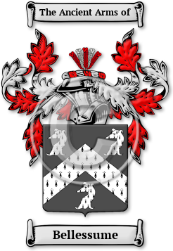 Bellessume Family Crest Download (jpg) Legacy Series - 150 DPI