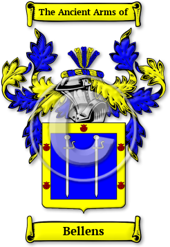 Bellens Family Crest Download (jpg) Legacy Series - 150 DPI