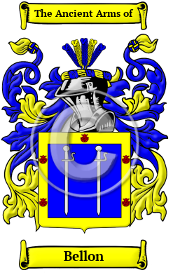 Bellon Family Crest Download (JPG) Heritage Series - 600 DPI