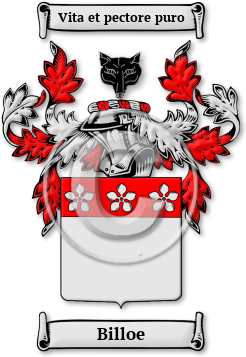 Billoe Family Crest Download (JPG) Legacy Series - 600 DPI