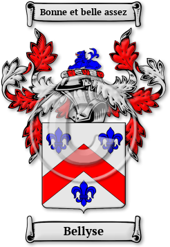 Bellyse Family Crest Download (jpg) Legacy Series - 150 DPI