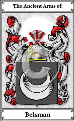 Belsman Family Crest Download (JPG)  Book Plated - 150 DPI