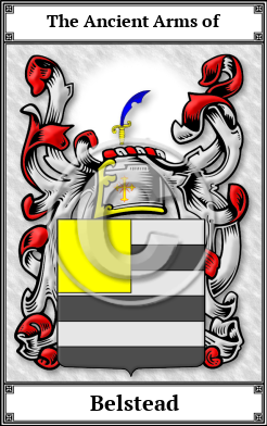 Belstead Family Crest Download (JPG)  Book Plated - 150 DPI