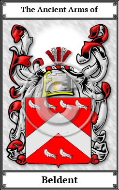 Beldent Family Crest Download (JPG)  Book Plated - 150 DPI
