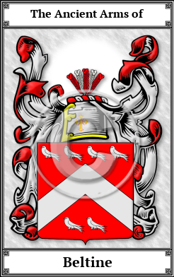 Beltine Family Crest Download (JPG)  Book Plated - 150 DPI