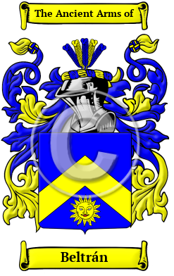 Beltrán Family Crest Download (JPG) Heritage Series - 300 DPI