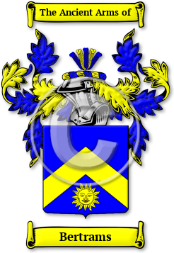 Bertrams Family Crest Download (jpg) Legacy Series - 150 DPI