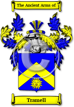 Tramell Family Crest Download (jpg) Legacy Series - 150 DPI
