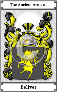 Bellver Family Crest Download (JPG)  Book Plated - 150 DPI