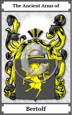 Bertolf Family Crest Download (JPG)  Book Plated - 150 DPI