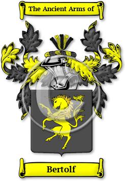 Bertolf Family Crest Download (jpg) Legacy Series - 150 DPI