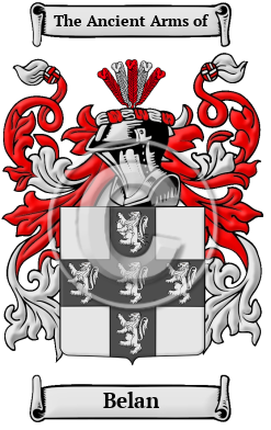 Belan Family Crest Download (JPG) Heritage Series - 600 DPI