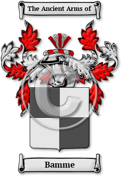 Bamme Family Crest Download (jpg) Legacy Series - 150 DPI