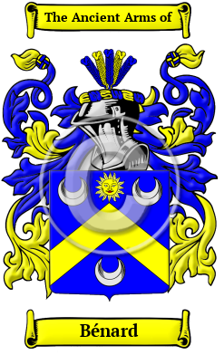Bénard Family Crest Download (JPG) Heritage Series - 300 DPI