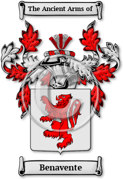 Benavente Family Crest Download (jpg) Legacy Series - 150 DPI