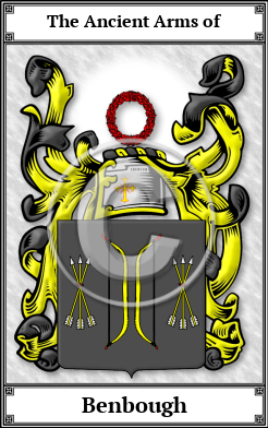 Benbough Family Crest Download (JPG)  Book Plated - 150 DPI