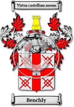 Benchly Family Crest Download (JPG) Legacy Series - 600 DPI