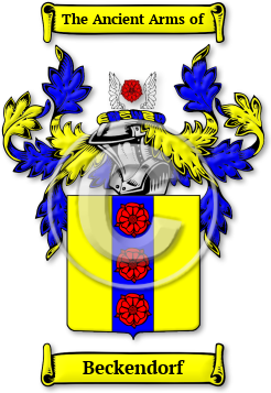 Beckendorf Family Crest Download (JPG) Legacy Series - 600 DPI