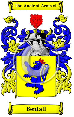 Bentall Family Crest/Coat of Arms