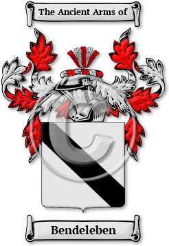 Bendeleben Family Crest Download (jpg) Legacy Series - 150 DPI