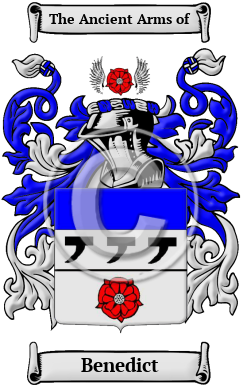 Benedict Family Crest Download (JPG) Heritage Series - 600 DPI
