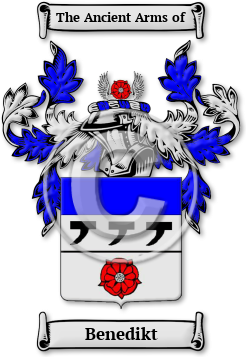 Benedikt Family Crest Download (JPG) Legacy Series - 600 DPI