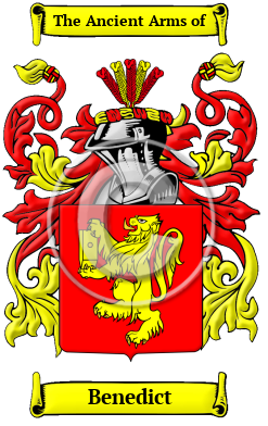 Benedict Family Crest Download (JPG) Heritage Series - 600 DPI