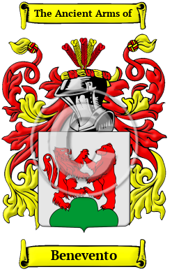 Benevento Family Crest Download (JPG) Heritage Series - 600 DPI
