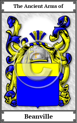 Beanville Family Crest Download (JPG)  Book Plated - 150 DPI