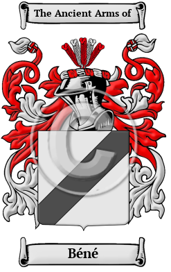 Béné Family Crest/Coat of Arms