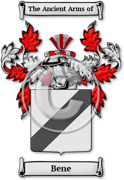 Bene Family Crest Download (JPG) Legacy Series - 600 DPI