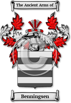 Benningsen Family Crest Download (jpg) Legacy Series - 150 DPI
