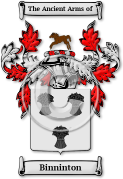 Binninton Family Crest Download (jpg) Legacy Series - 150 DPI