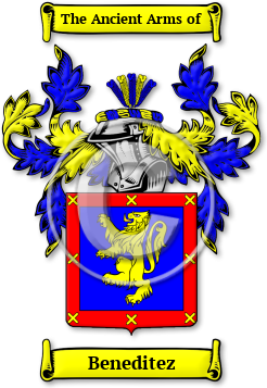 Beneditez Family Crest Download (jpg) Legacy Series - 150 DPI