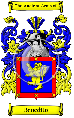 Benedito Family Crest Download (JPG) Heritage Series - 600 DPI
