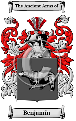 Benjamín Family Crest Download (JPG) Heritage Series - 300 DPI