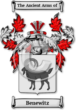 Benewitz Family Crest Download (jpg) Legacy Series - 150 DPI