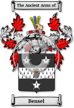 Bensel Family Crest Download (JPG) Legacy Series - 600 DPI