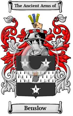Benslow Family Crest/Coat of Arms