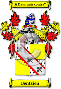 Bentzien Family Crest Download (JPG) Legacy Series - 600 DPI