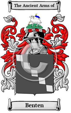 Benten Family Crest/Coat of Arms