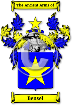 Bensel Family Crest Download (JPG) Legacy Series - 600 DPI