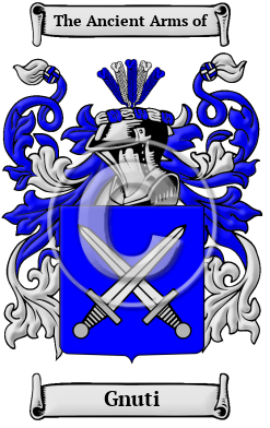 Gnuti Family Crest/Coat of Arms