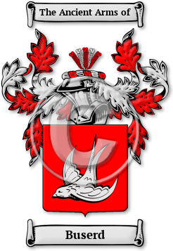 Buserd Family Crest Download (jpg) Legacy Series - 150 DPI