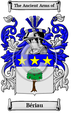 Bériau Family Crest Download (JPG) Heritage Series - 300 DPI